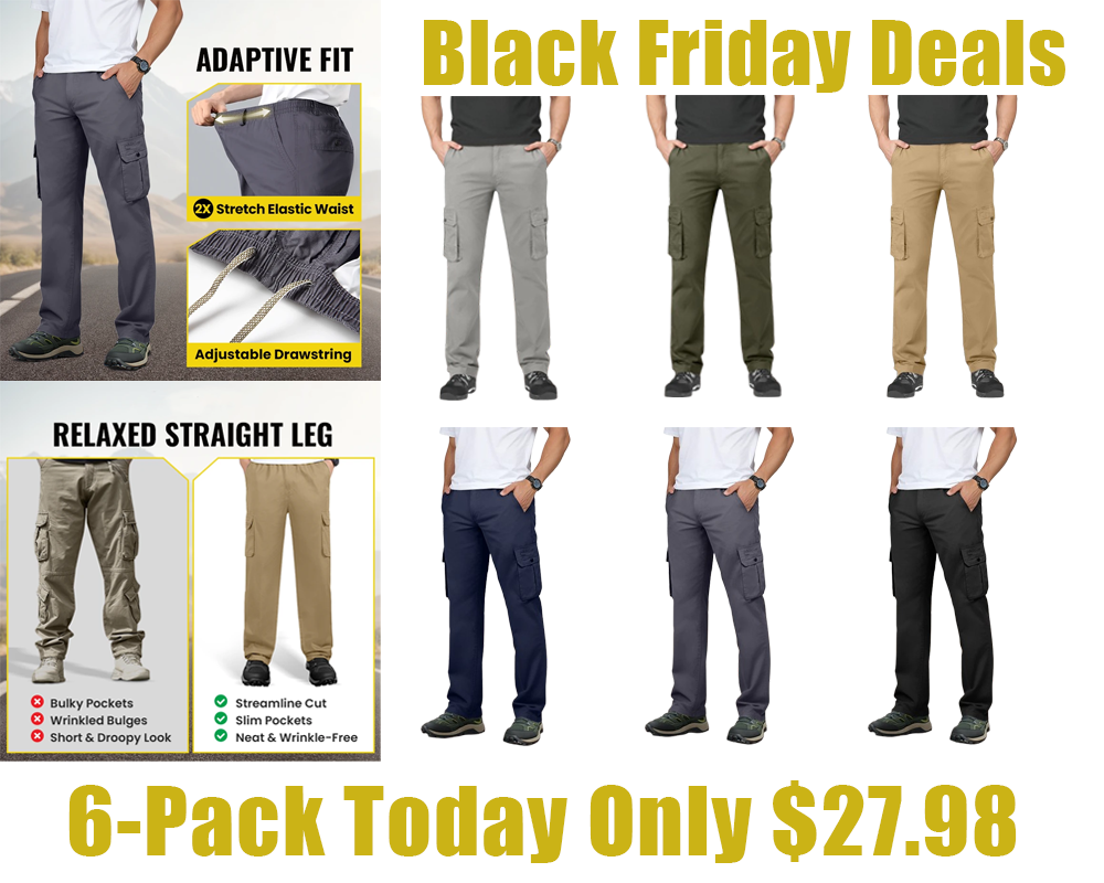 Ultra Comfort Flex Fit Cargo Pants