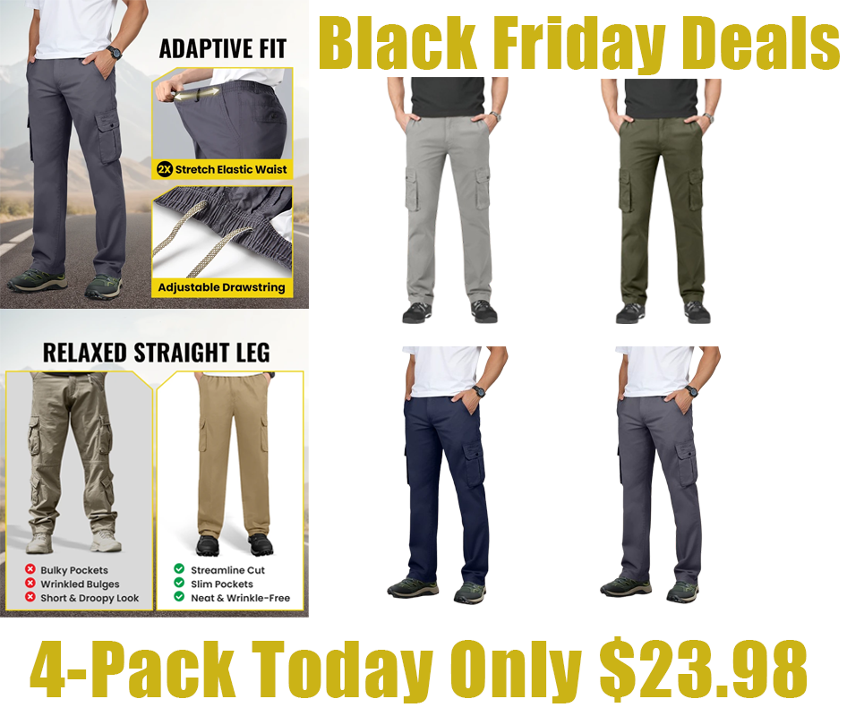 Ultra Comfort Flex Fit Cargo Pants