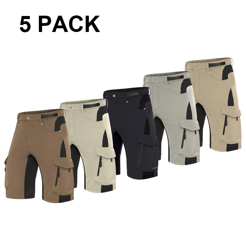 Men's Outdoor Quick Dry Lightweight Stretchy Shorts for Hiking, Tactical, Camping, Travel with 6 Pockets