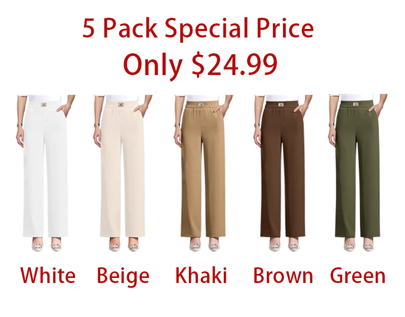 GlamorEase - Perfect Drape High Rise Pull-On Stretch Pants