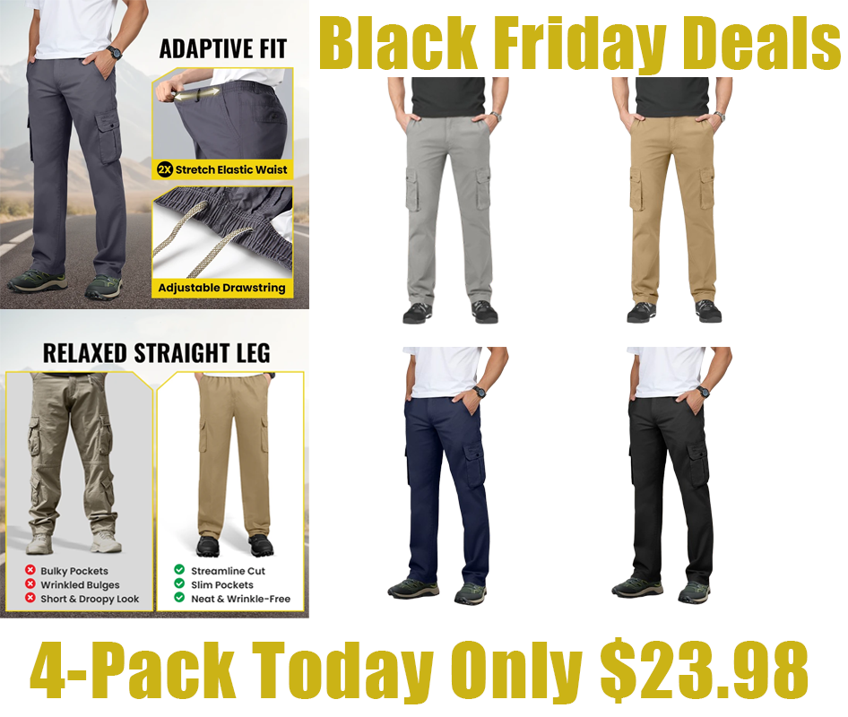 Ultra Comfort Flex Fit Cargo Pants