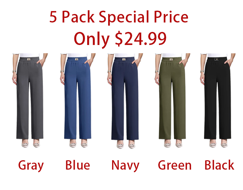 GlamorEase - Perfect Drape High Rise Pull-On Stretch Pants