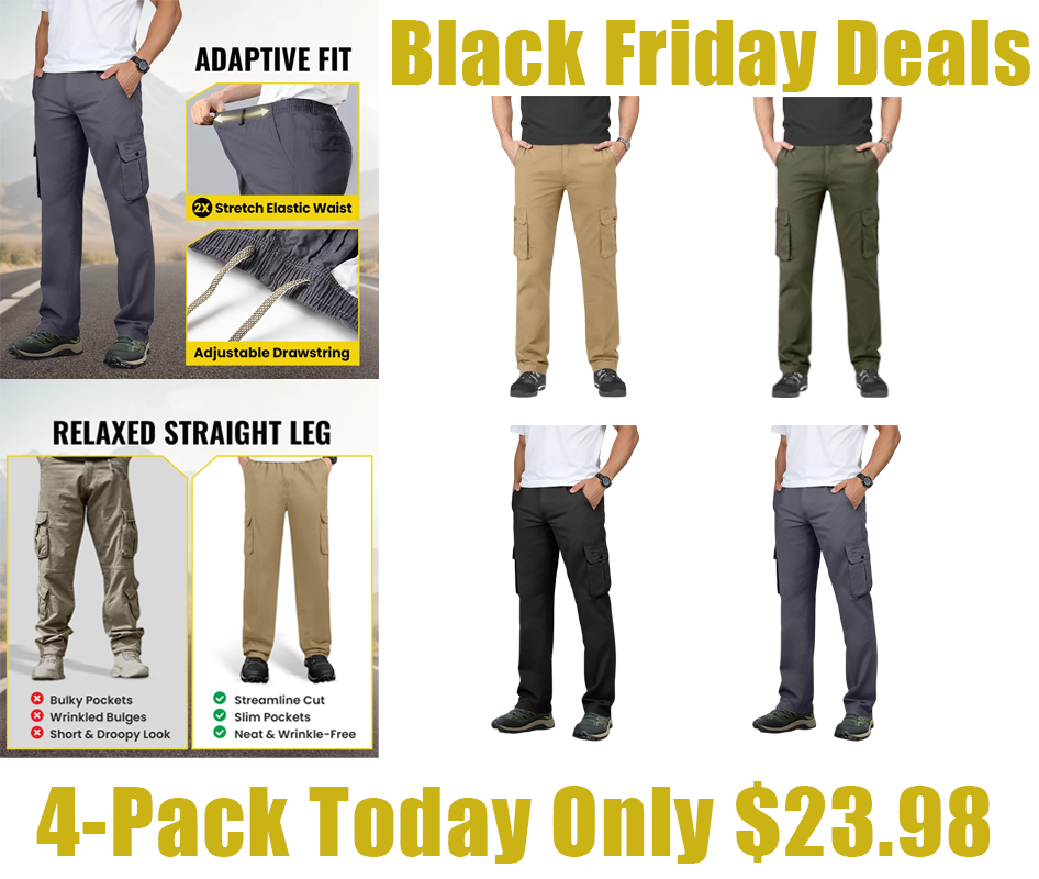 Ultra Comfort Flex Fit Cargo Pants