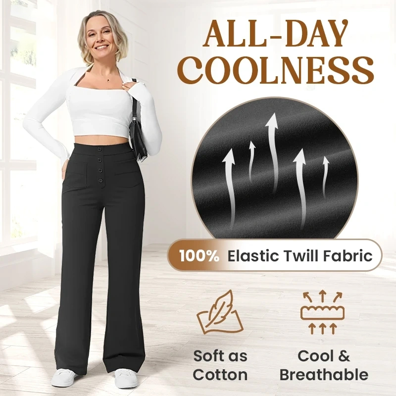 FINAL SALE⚡- Women's Casual High Waist Stretch Pants