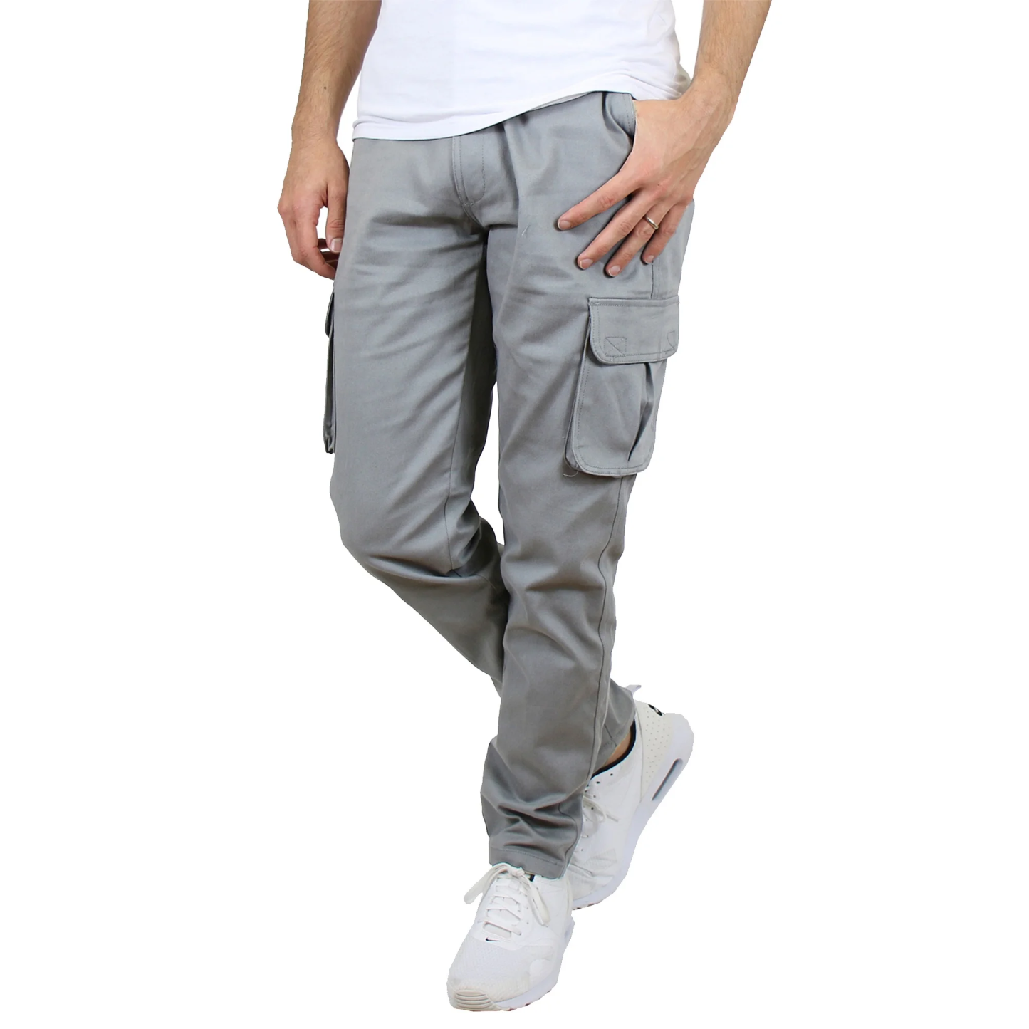 🔥Men's 6-Pack Flex Stretch Cotton Cargo Pants