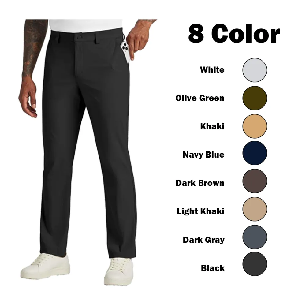 Men's Golf Stretch Straight Pants