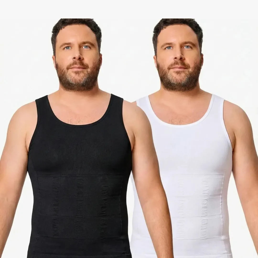 {Pack of 2} [BUY 1 GET 1 FREE] Men's Shapers Tank - Breathable Activewear Mesh