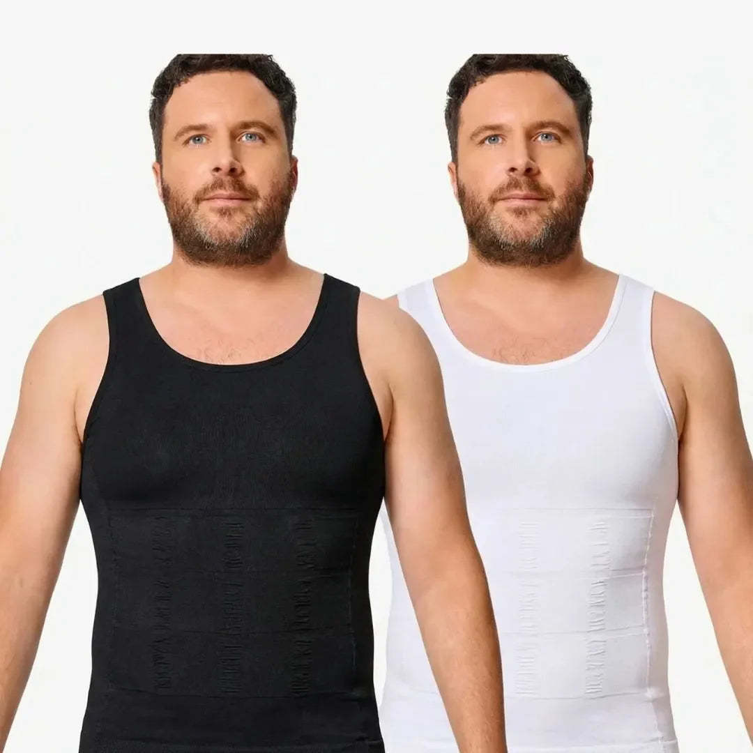 {Pack of 2} [BUY 1 GET 1 FREE] Men's Shapers Tank - Breathable Activewear Mesh