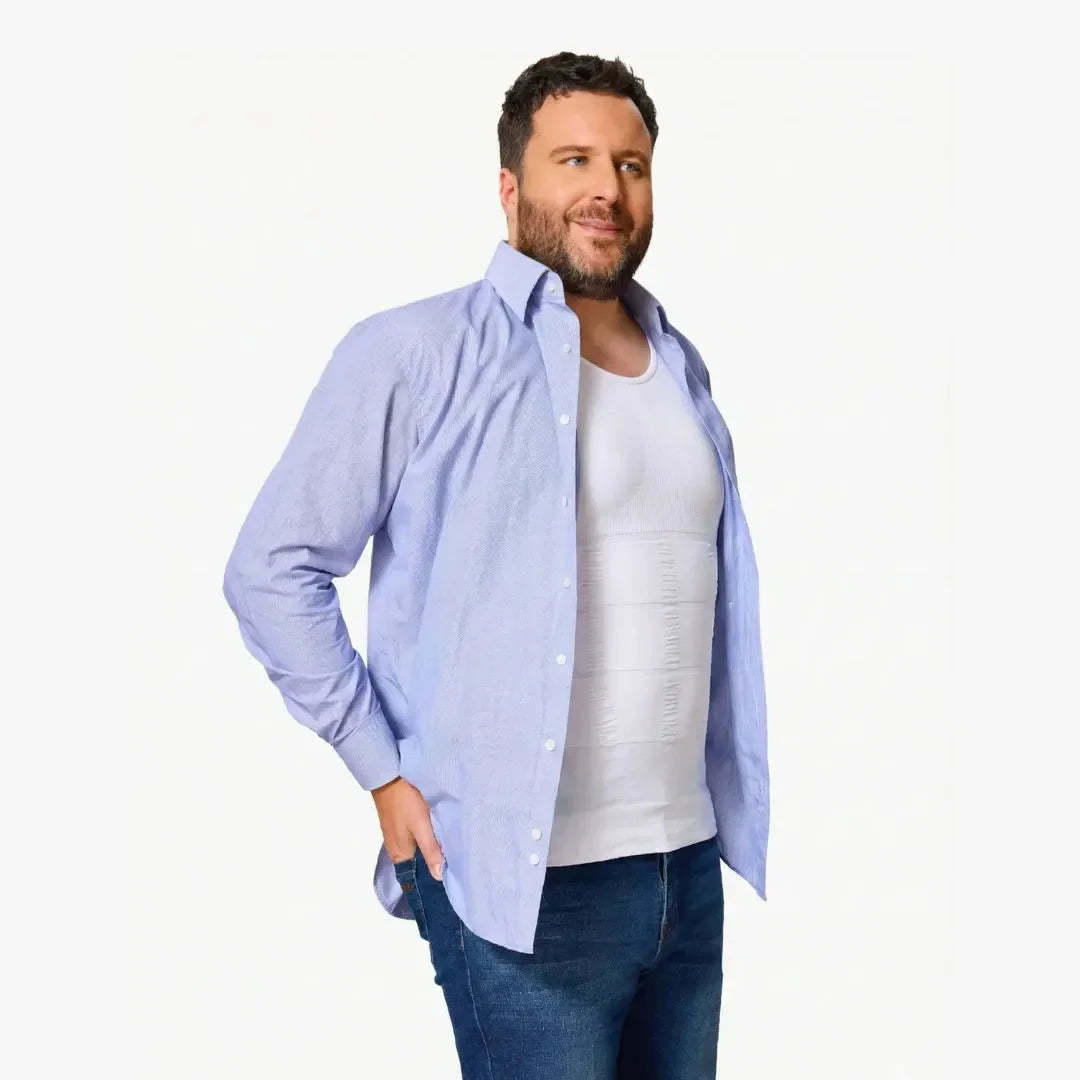 {Pack of 2} [BUY 1 GET 1 FREE] Men's Shapers Tank - Breathable Activewear Mesh