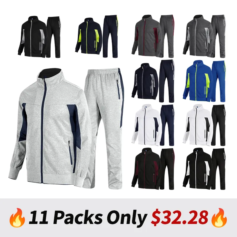 💥DON'T MISS OUT!⏰Men‘s 2-Piece Casual Sweatsuit Full-Zip Set🔥Final Day Clearance!🛒