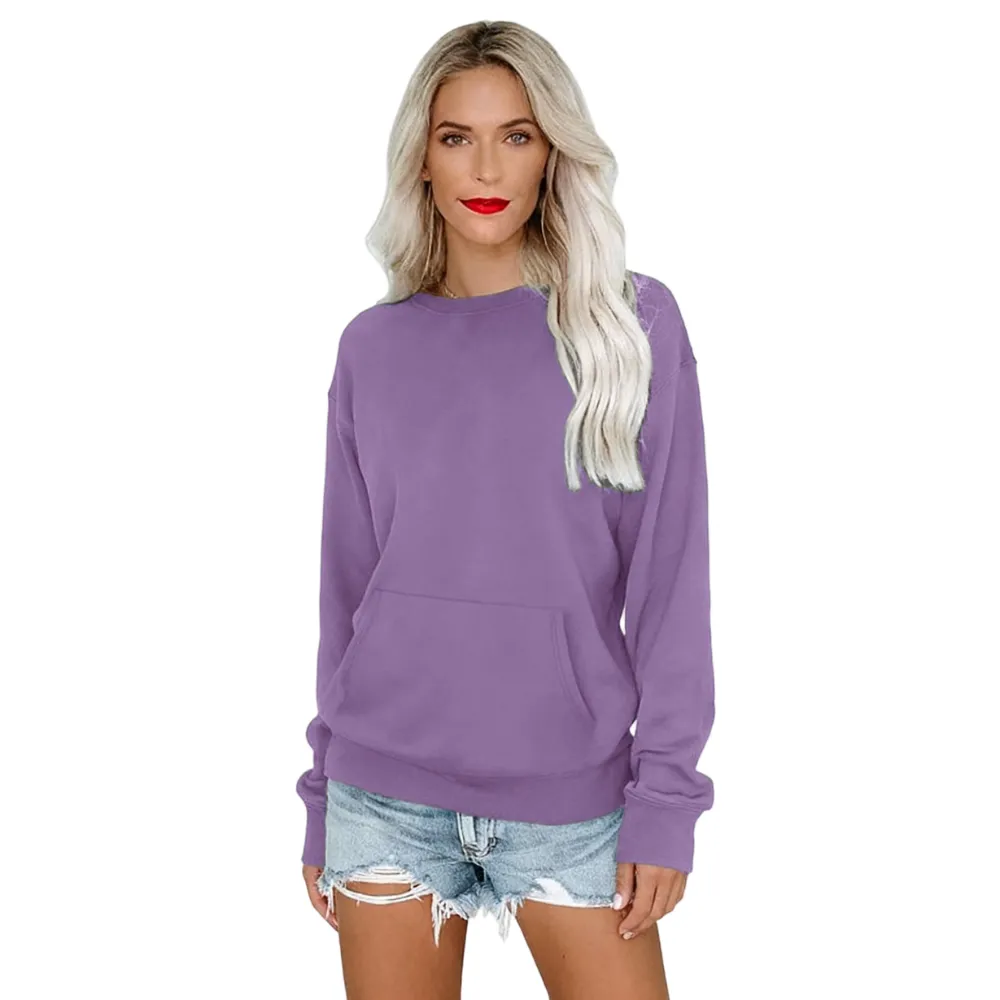 Women's Crewneck Hoodless Sweatshir