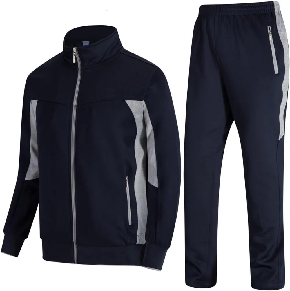 💥DON'T MISS OUT!⏰Men‘s 2-Piece Casual Sweatsuit Full-Zip Set🔥Final Day Clearance!🛒