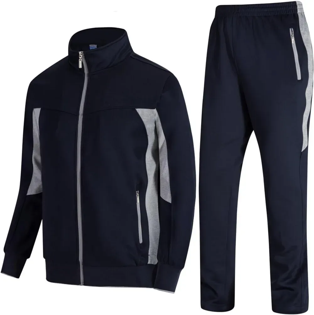 💥DON'T MISS OUT!⏰Men‘s 2-Piece Casual Sweatsuit Full-Zip Set🔥Final Day Clearance!🛒