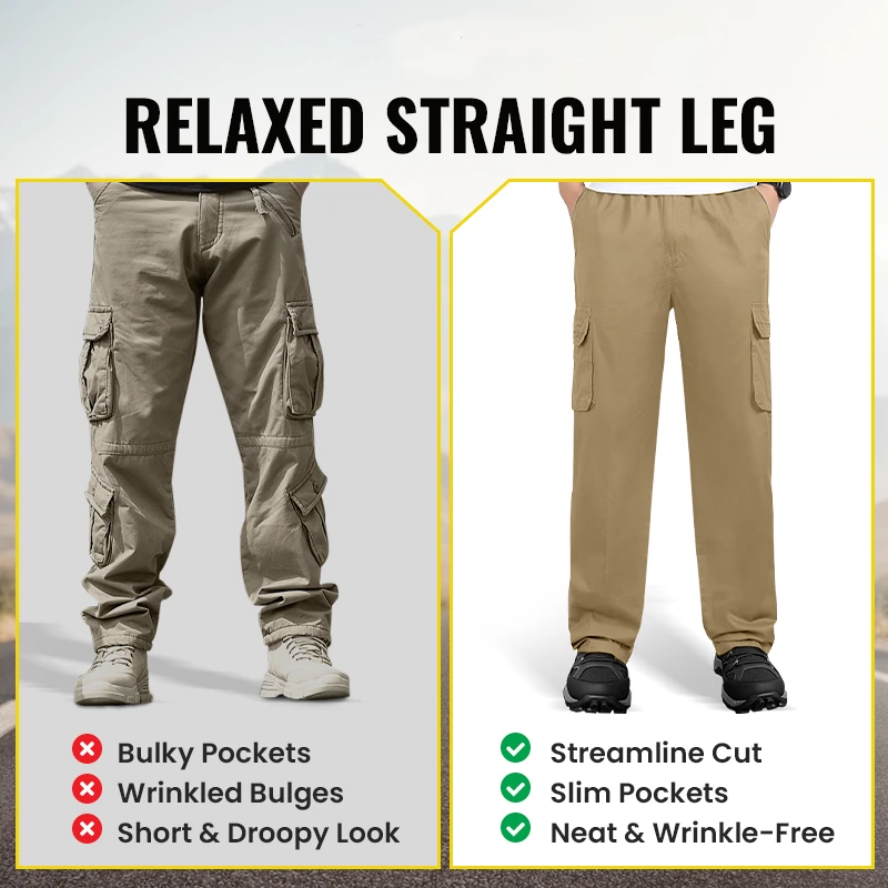 Ultra Comfort Flex Fit Cargo Pants