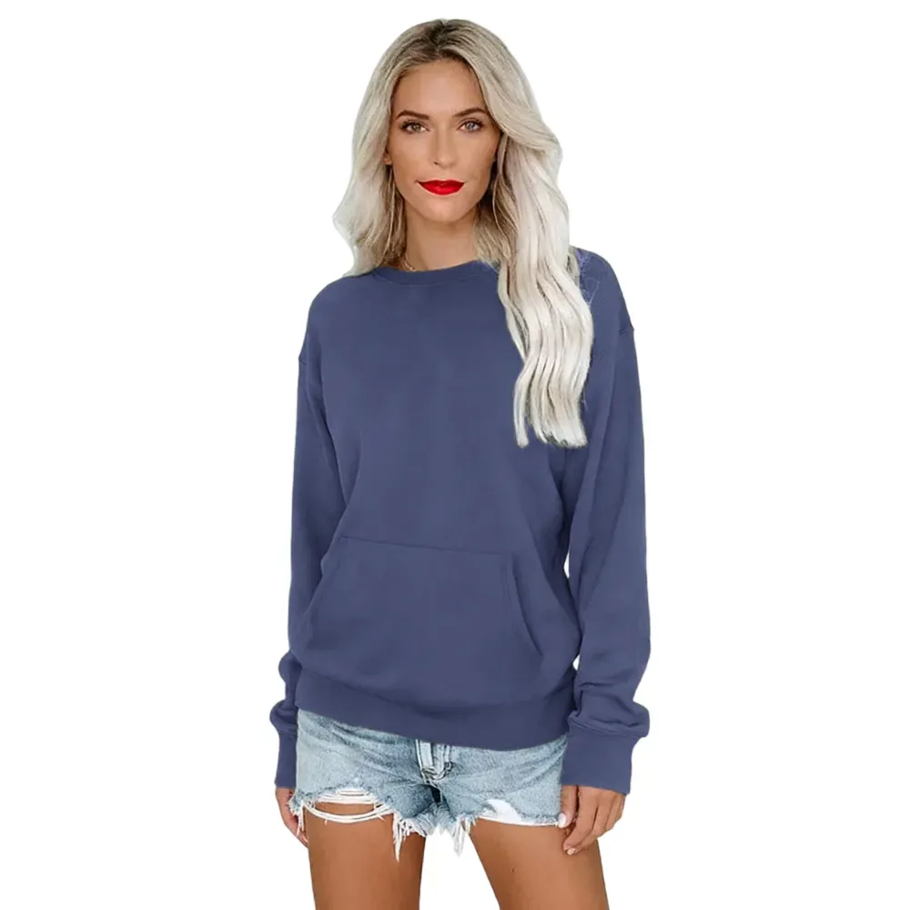 Women's Crewneck Hoodless Sweatshir