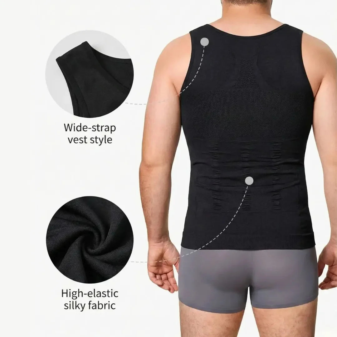 {Pack of 2} [BUY 1 GET 1 FREE] Men's Shapers Tank - Breathable Activewear Mesh