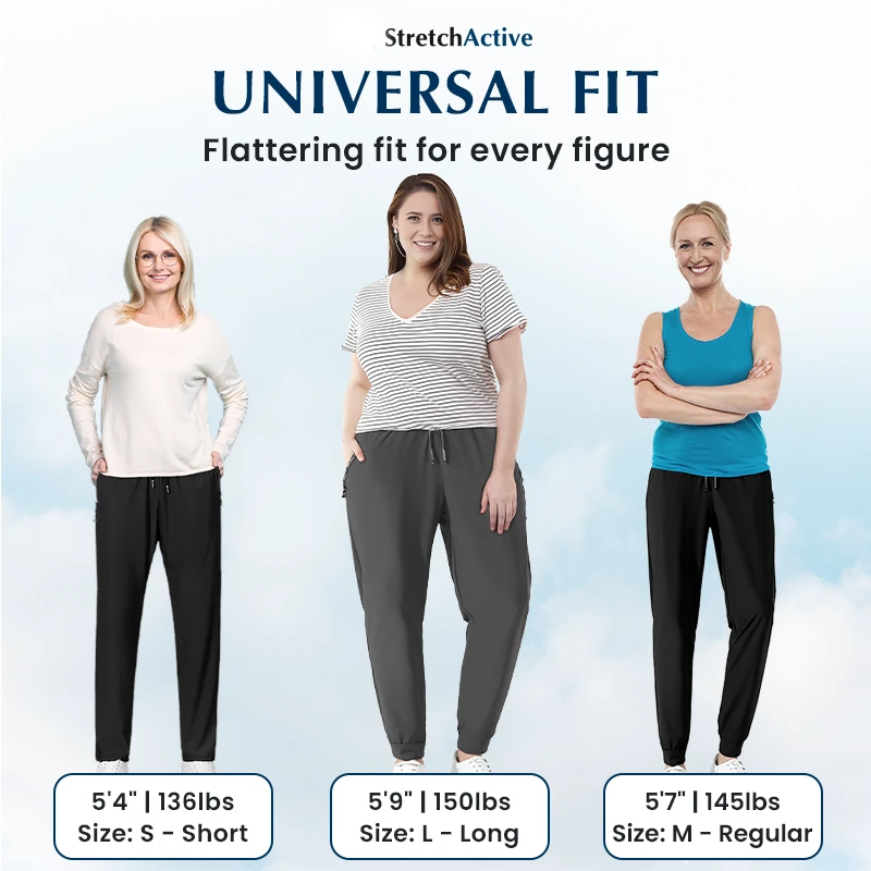 StretchActive - Women's Ultra Soft Stretch Perfect Drape Casual Pants