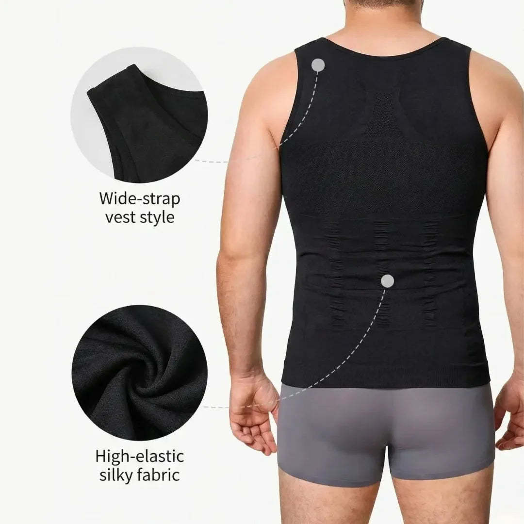 {Pack of 2} [BUY 1 GET 1 FREE] Men's Shapers Tank - Breathable Activewear Mesh