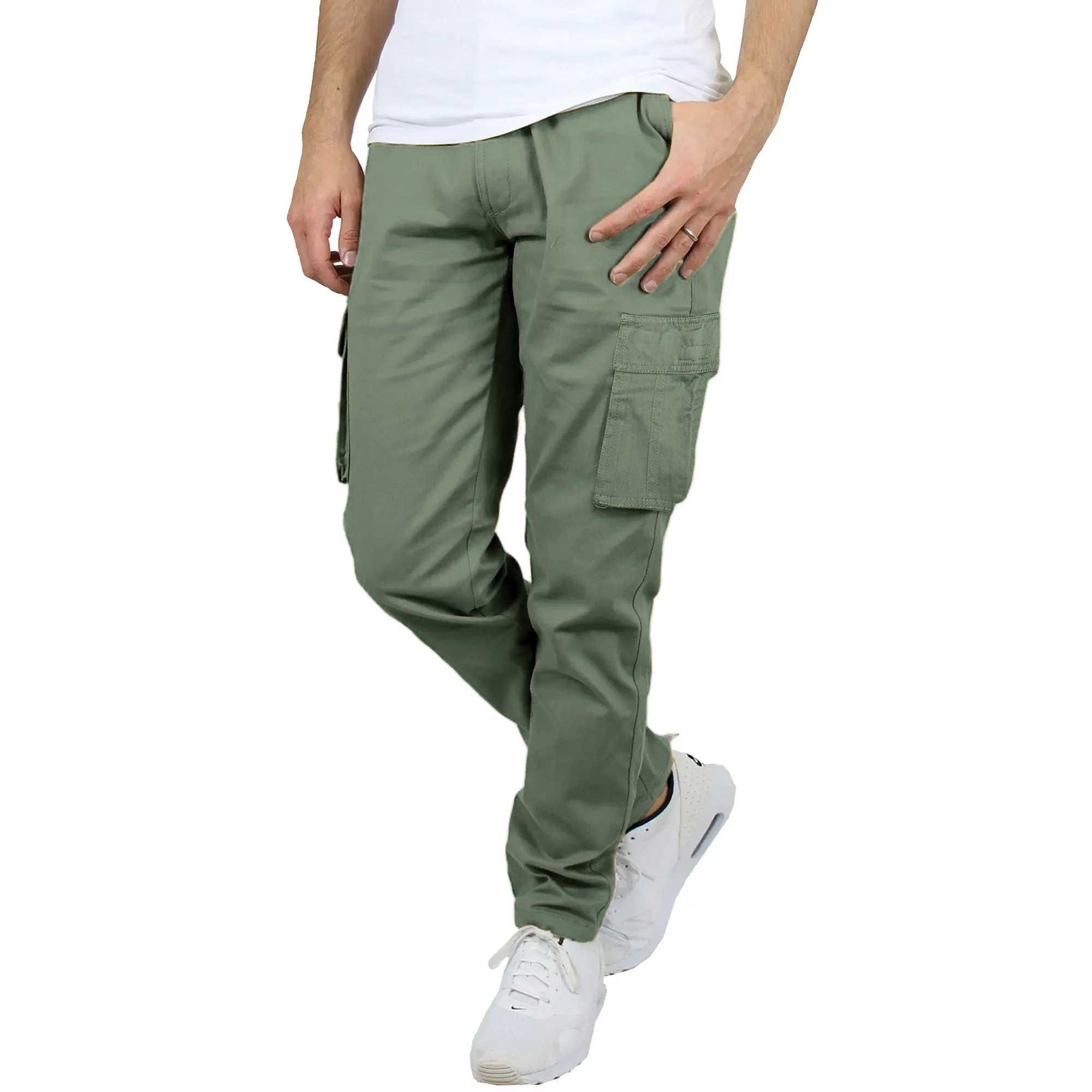 🔥Men's 6-Pack Flex Stretch Cotton Cargo Pants