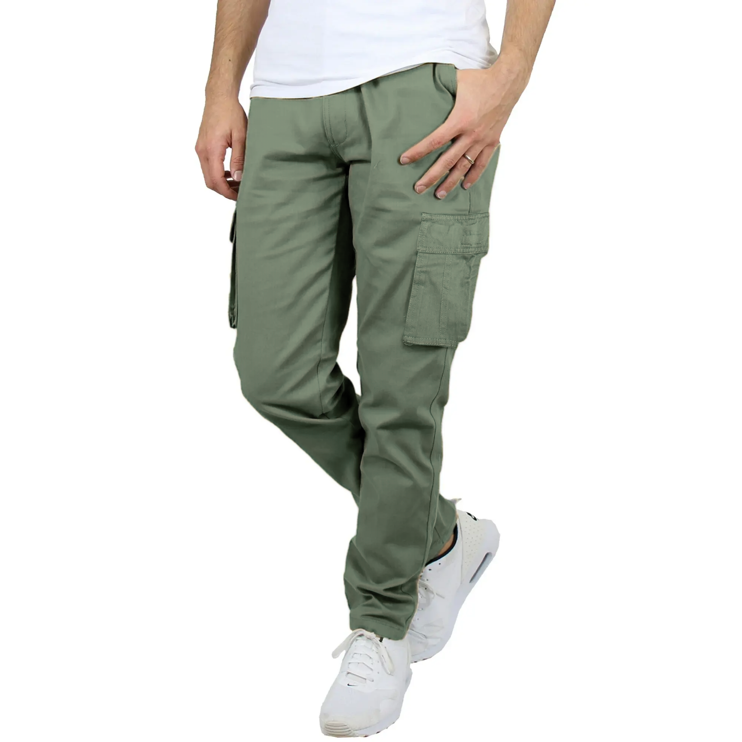 🔥Men's 6-Pack Flex Stretch Cotton Cargo Pants
