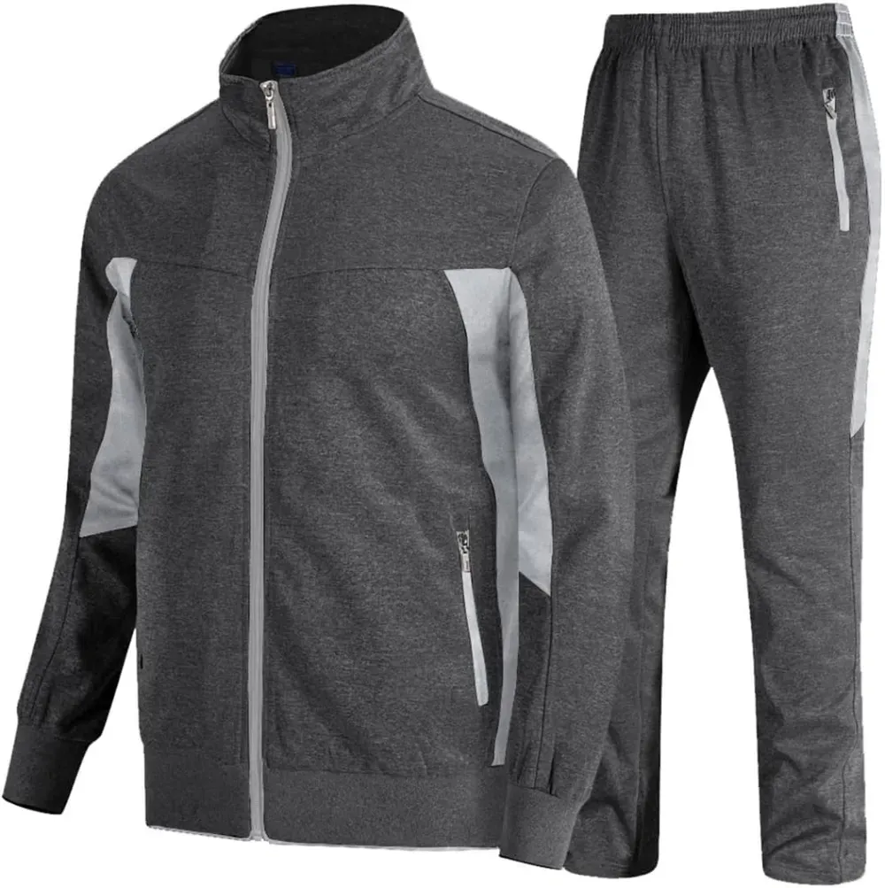 💥DON'T MISS OUT!⏰Men‘s 2-Piece Casual Sweatsuit Full-Zip Set🔥Final Day Clearance!🛒
