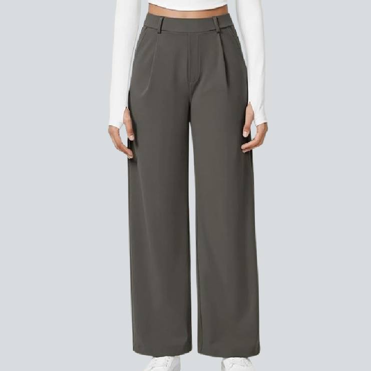 🎅Early Christmas Sale🎄High Waisted Work Pants for Women Business Casual Outfits Office Dress Pants Trousers with Pockets