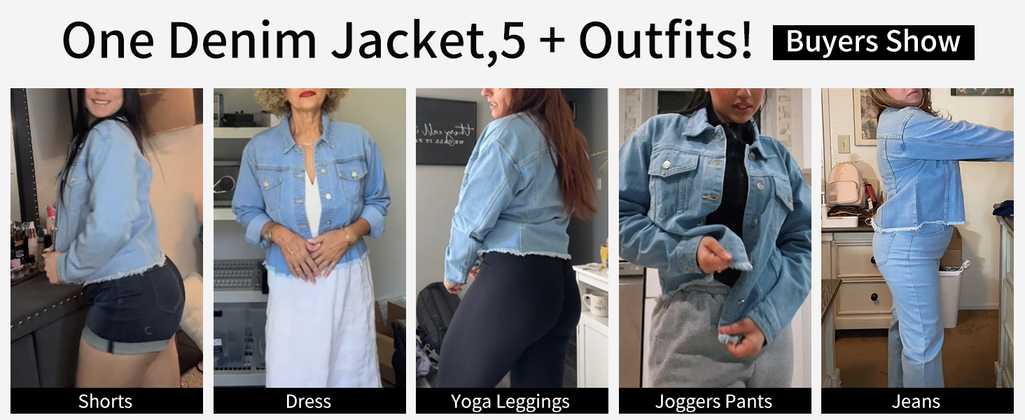 jean jacket women oversized