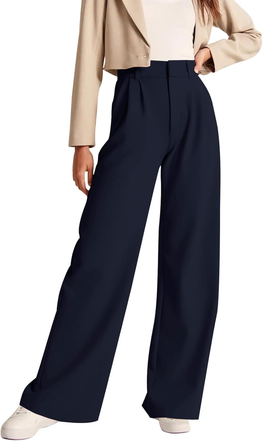 NIMIN High Waisted Work Pants for Women Business Casual Outfits 2026 Office Dress Pants Trousers with Pockets