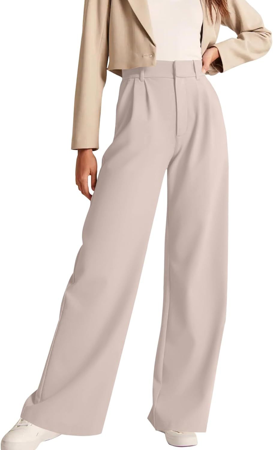 NIMIN High Waisted Work Pants for Women Business Casual Outfits 2026 Office Dress Pants Trousers with Pockets