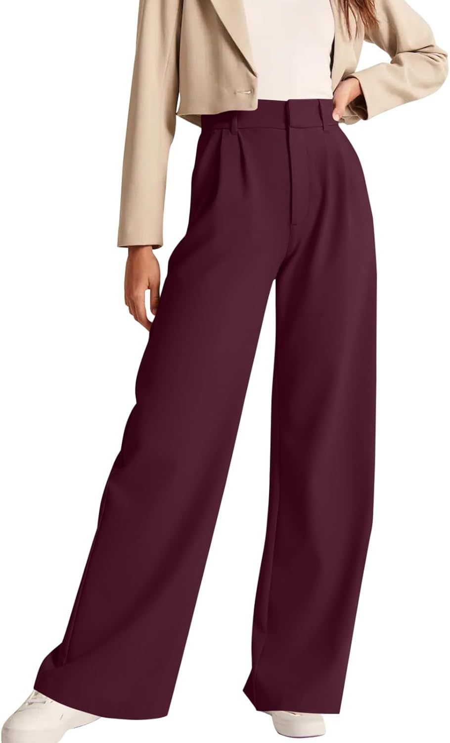 NIMIN High Waisted Work Pants for Women Business Casual Outfits 2026 Office Dress Pants Trousers with Pockets