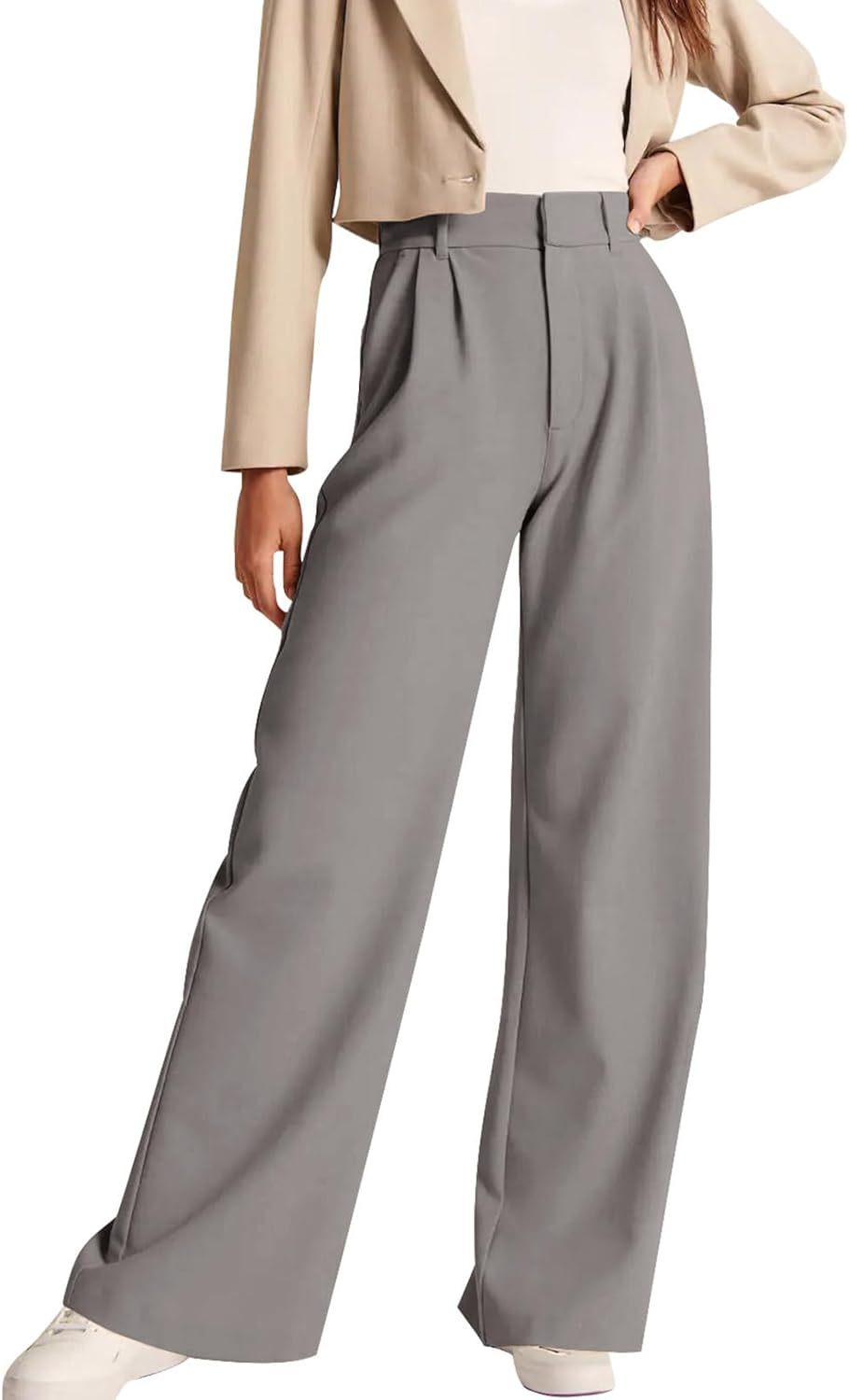 NIMIN High Waisted Work Pants for Women Business Casual Outfits 2026 Office Dress Pants Trousers with Pockets