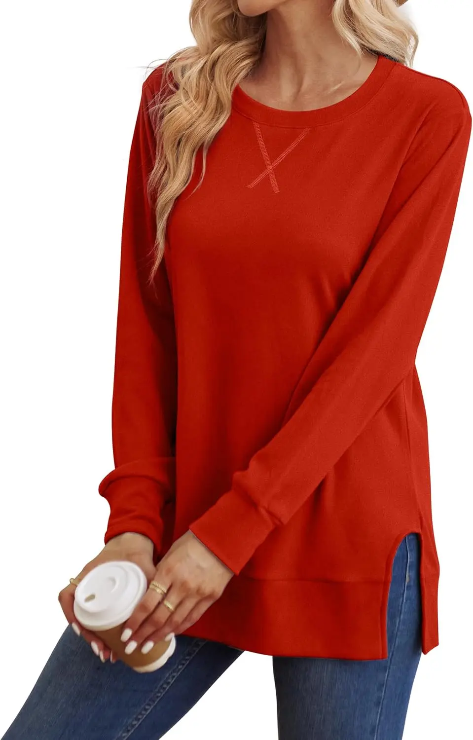 Christmas Deals$24.96 for 8 pack- Women's Long Sleeve Side S