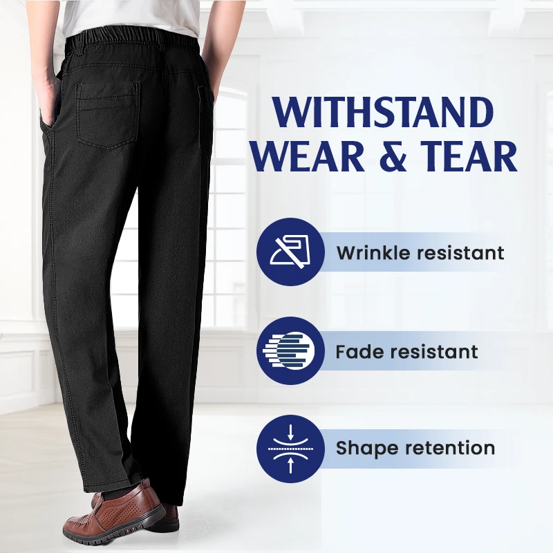 GentsFlex - Flexible Waist Straight Fit Comfort Denim