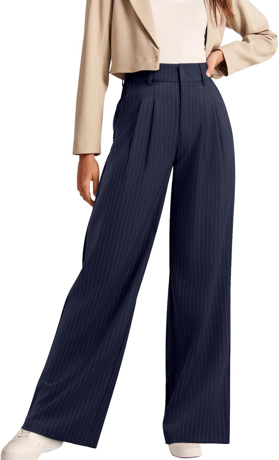 NIMIN High Waisted Work Pants for Women Business Casual Outfits 2026 Office Dress Pants Trousers with Pockets