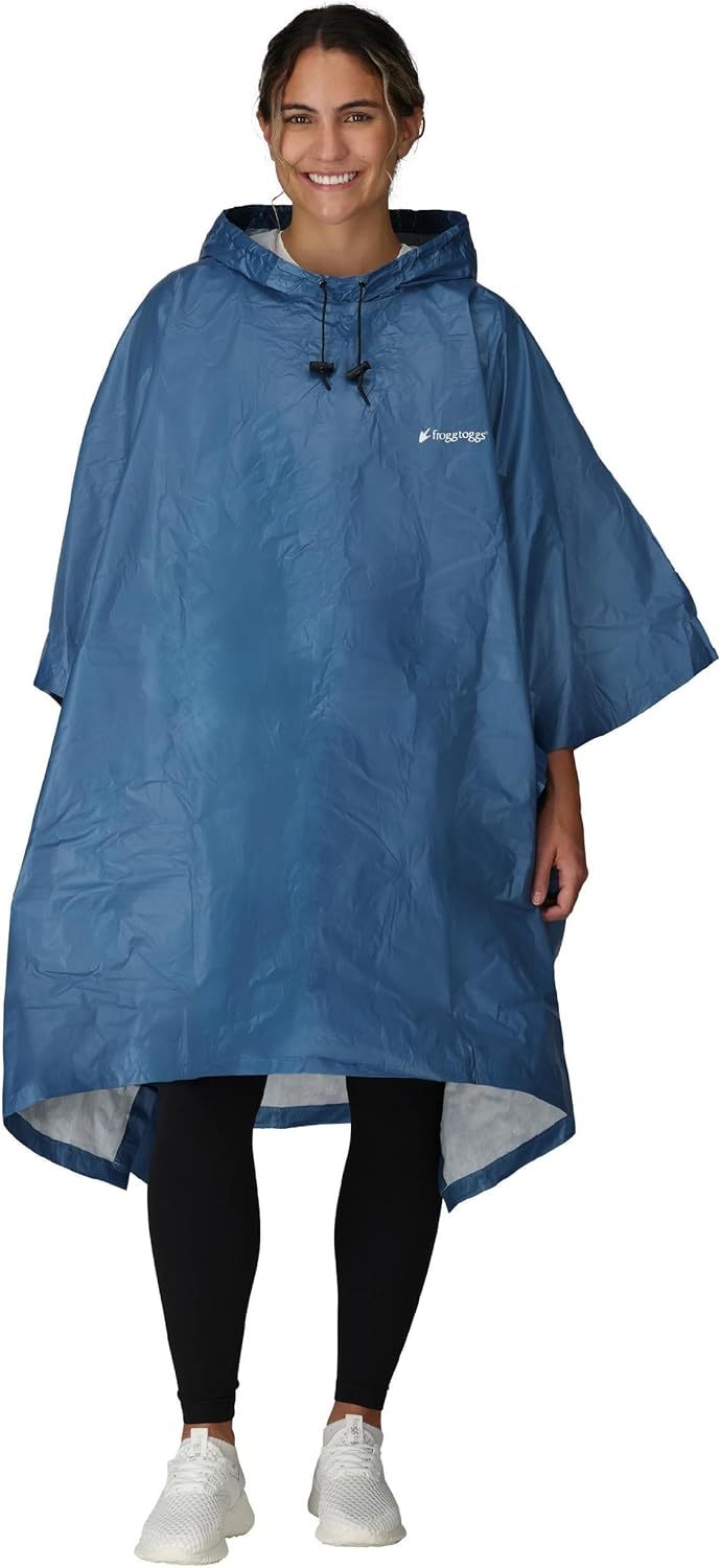 FROGG TOGGS Ultra-lite2 Waterproof, Breathable Rain Poncho, Adult and Youth Sizes