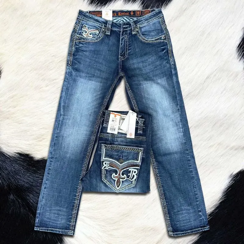Rock Revival Jeans for Men - Premium Western Denim Collection