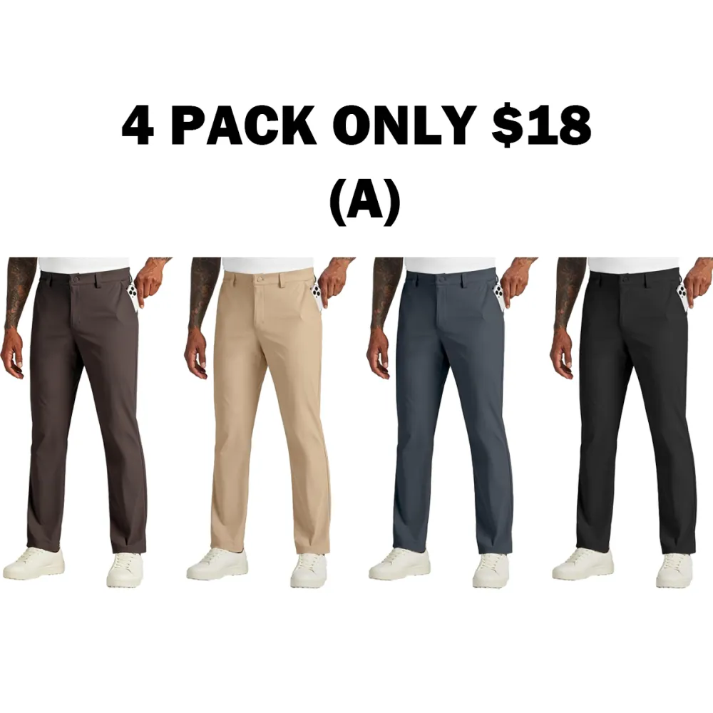 Men's Golf Stretch Straight Pants