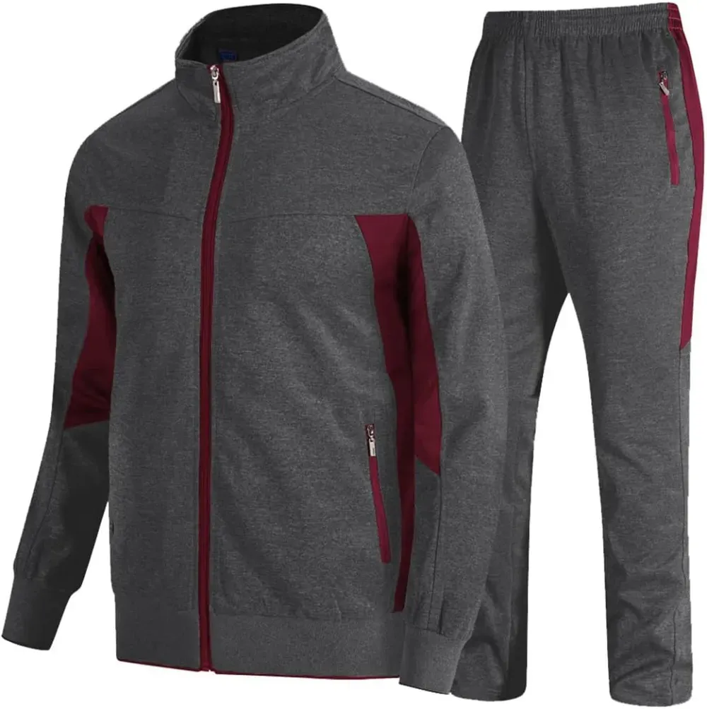 💥DON'T MISS OUT!⏰Men‘s 2-Piece Casual Sweatsuit Full-Zip Set🔥Final Day Clearance!🛒