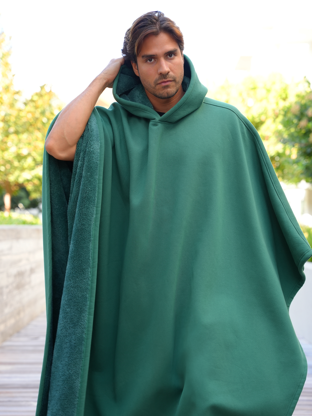 🎉Black Friday Sale - Solid Color sided Fleece Hoodie Blanket