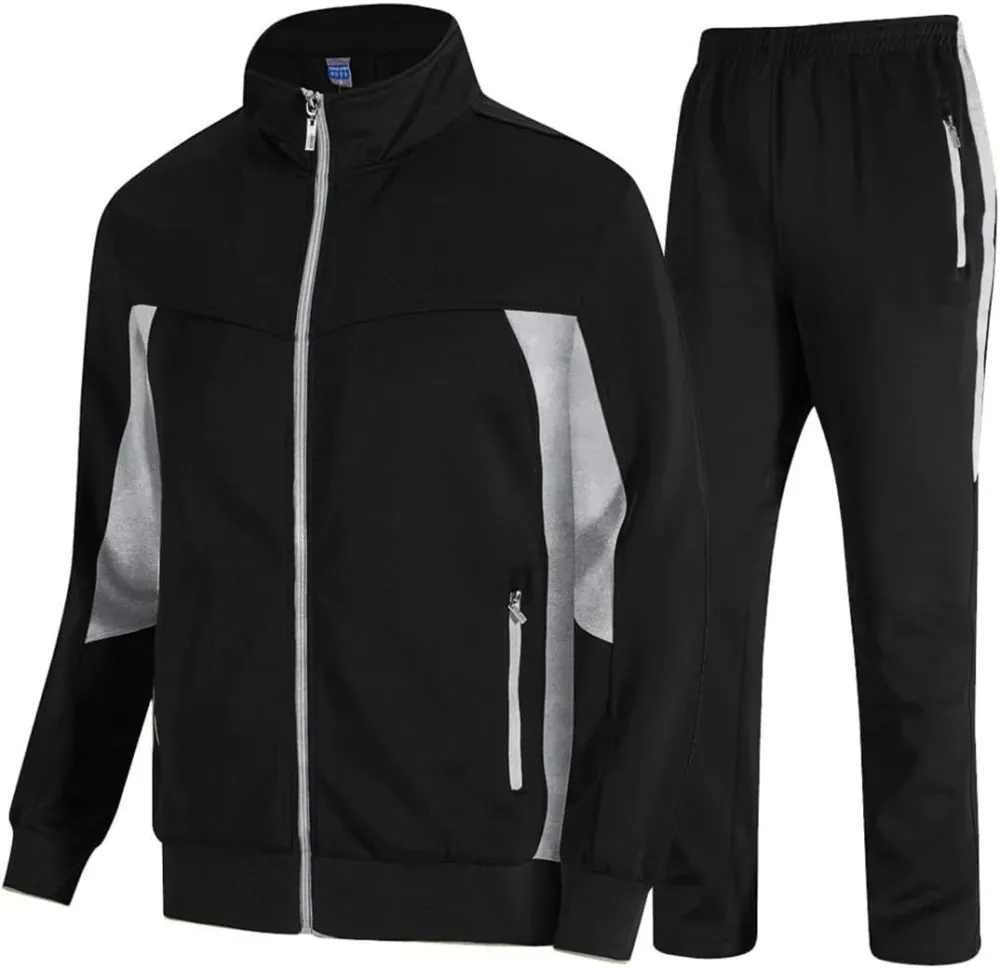 💥DON'T MISS OUT!⏰Men‘s 2-Piece Casual Sweatsuit Full-Zip Set🔥Final Day Clearance!🛒