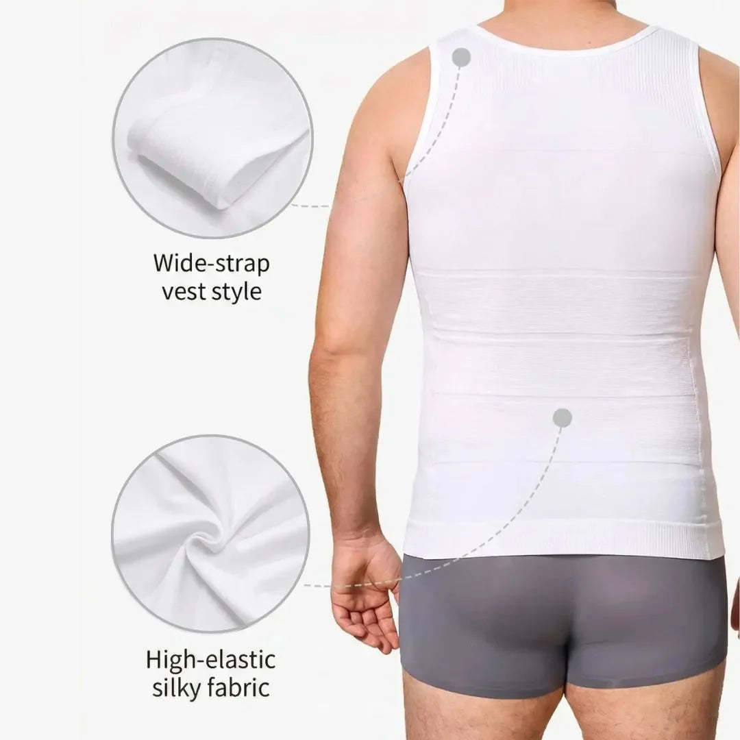 {Pack of 2} [BUY 1 GET 1 FREE] Men's Shapers Tank - Breathable Activewear Mesh
