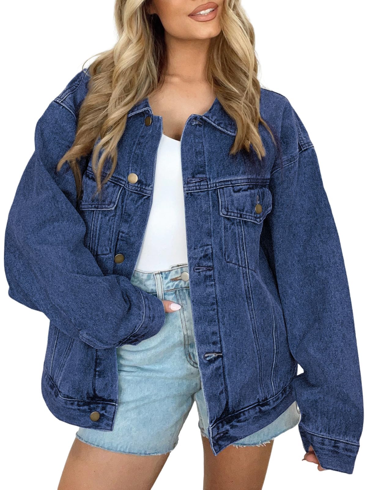 Women's Oversized Jeans Jacket