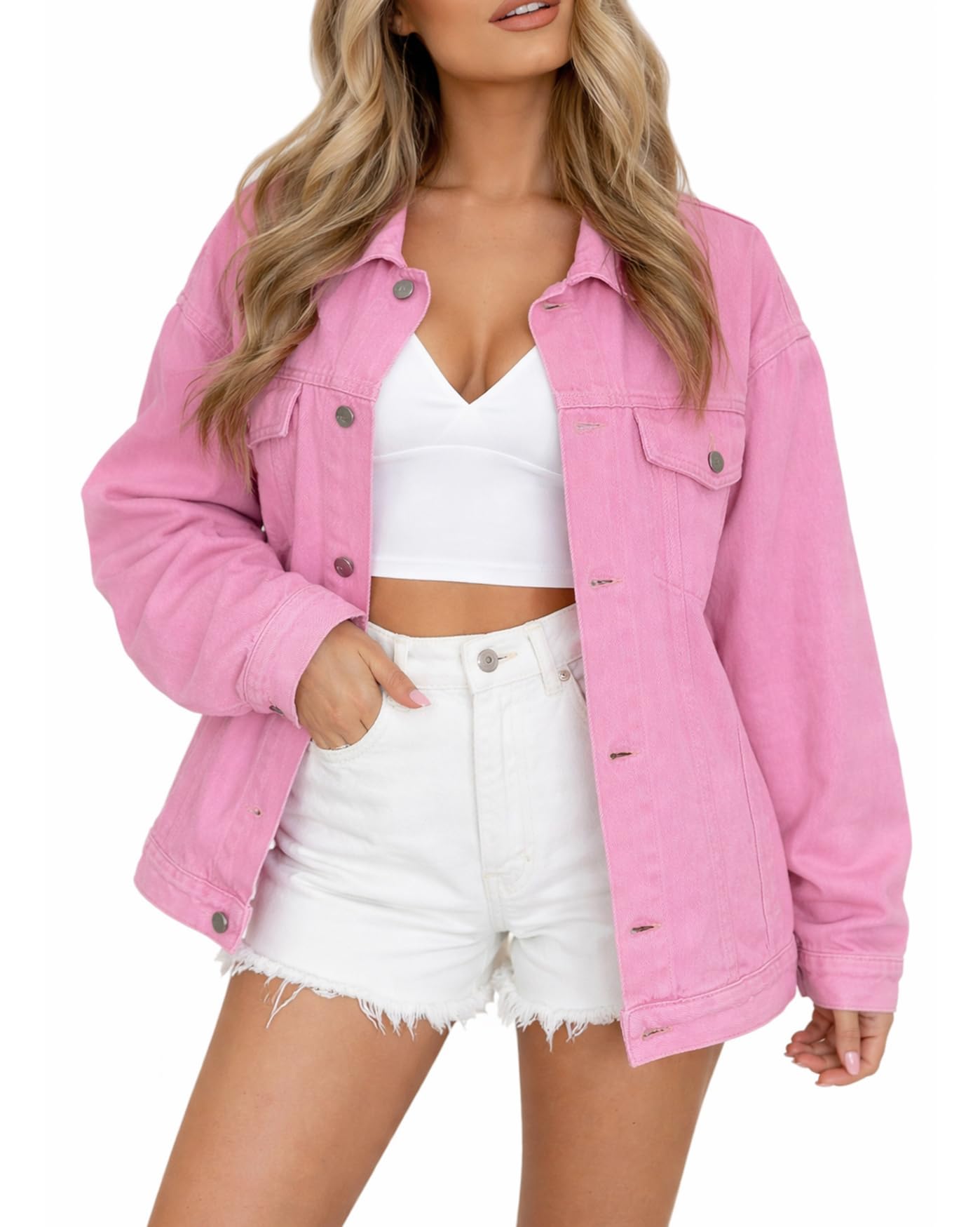 Women's Oversized Jeans Jacket