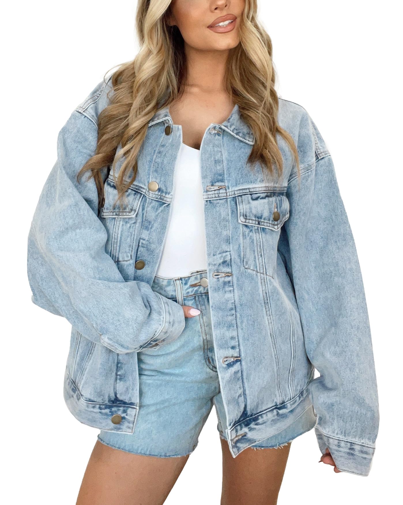 Women's Oversized Jeans Jacket