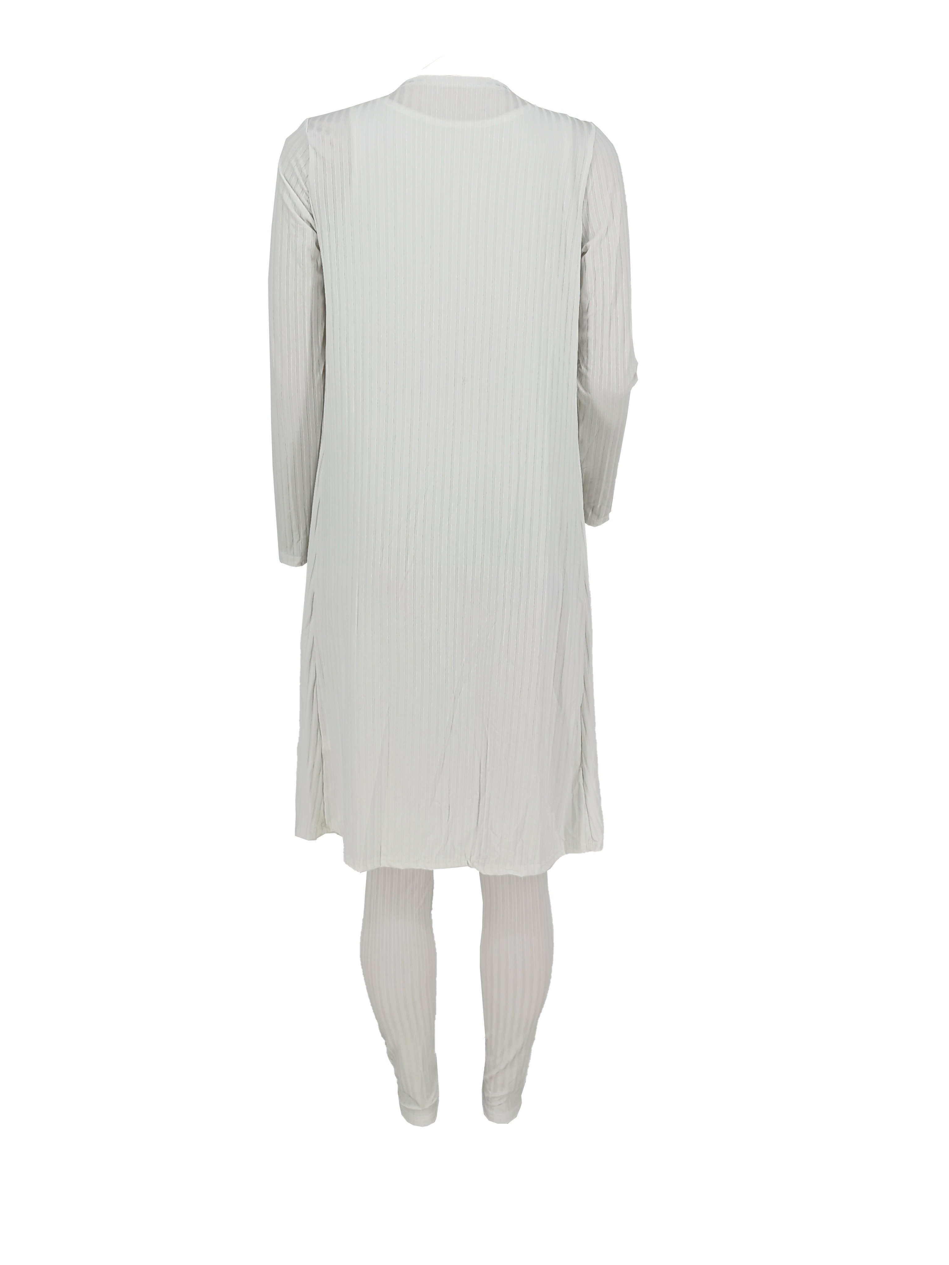 Women 3 Piece Wide Leg Pants Set Casual Long Sleeve Jacket Cardigan With Solid Tank Pants Set Dinner Suit Women