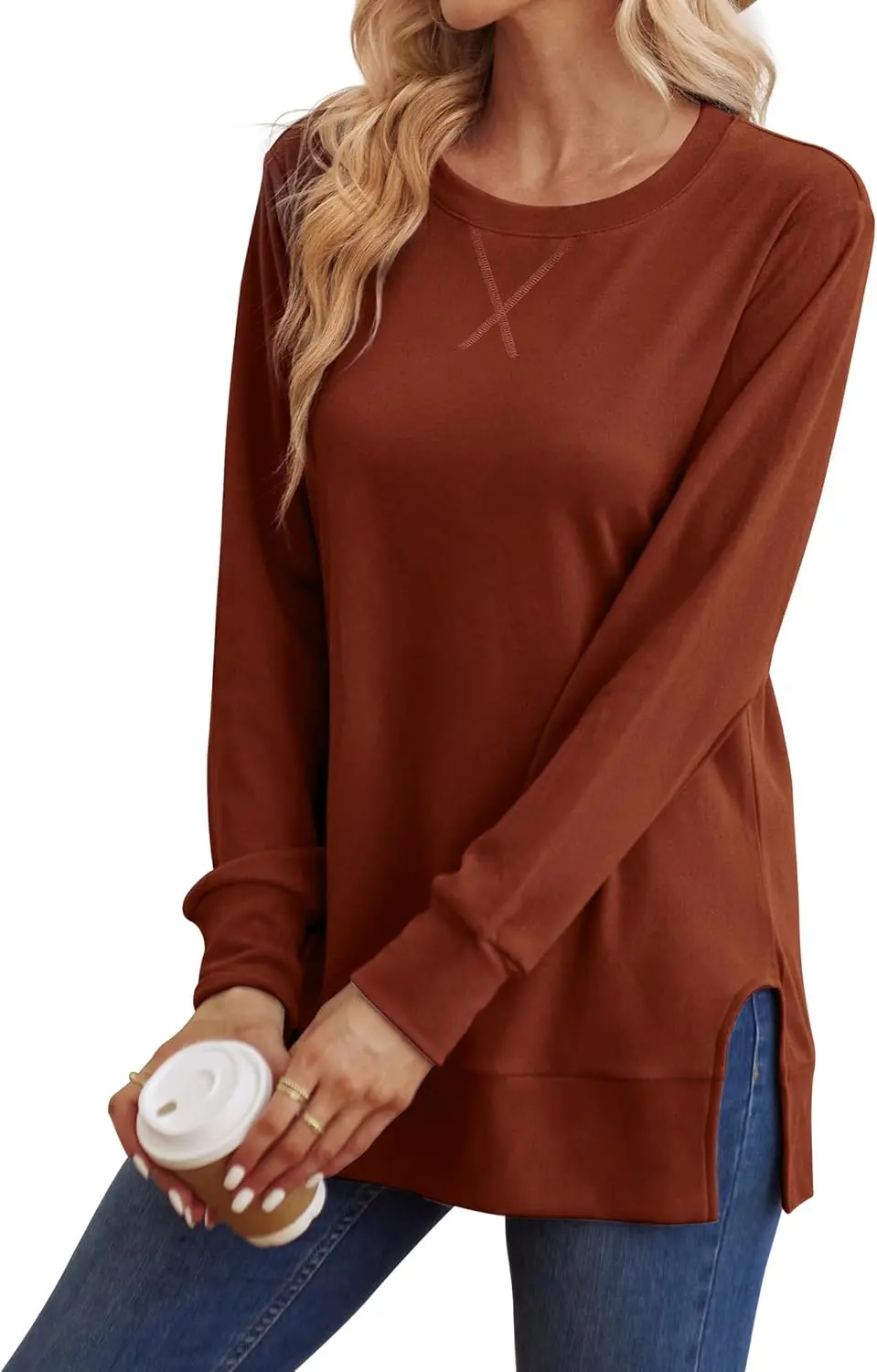 Christmas Deals$24.96 for 8 pack- Women's Long Sleeve Side S