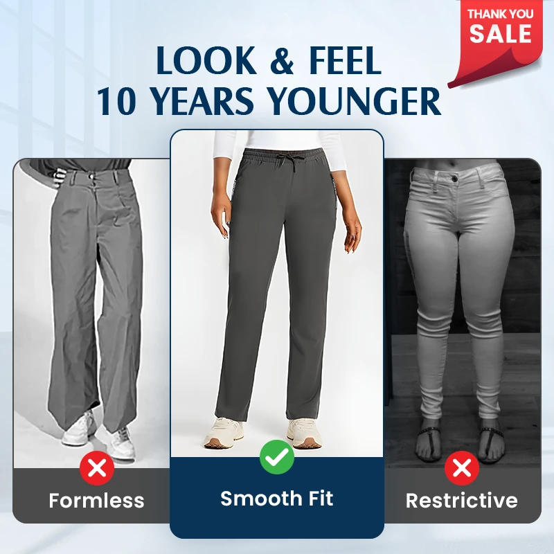 Silky Smooth Stretch Effortless Casual Pants