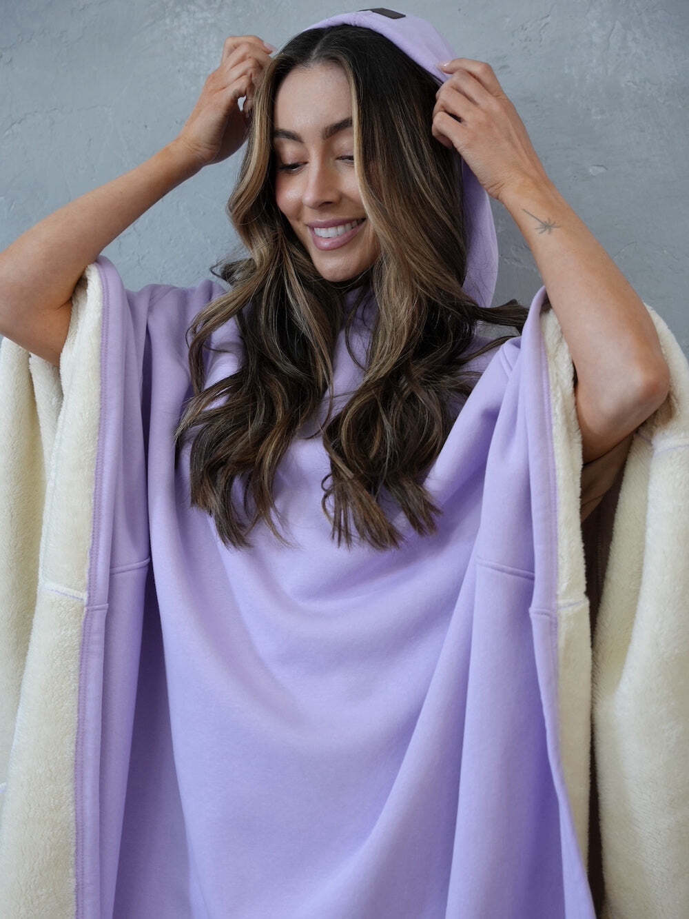 🎉Black Friday Sale - Solid Color sided Fleece Hoodie Blanket