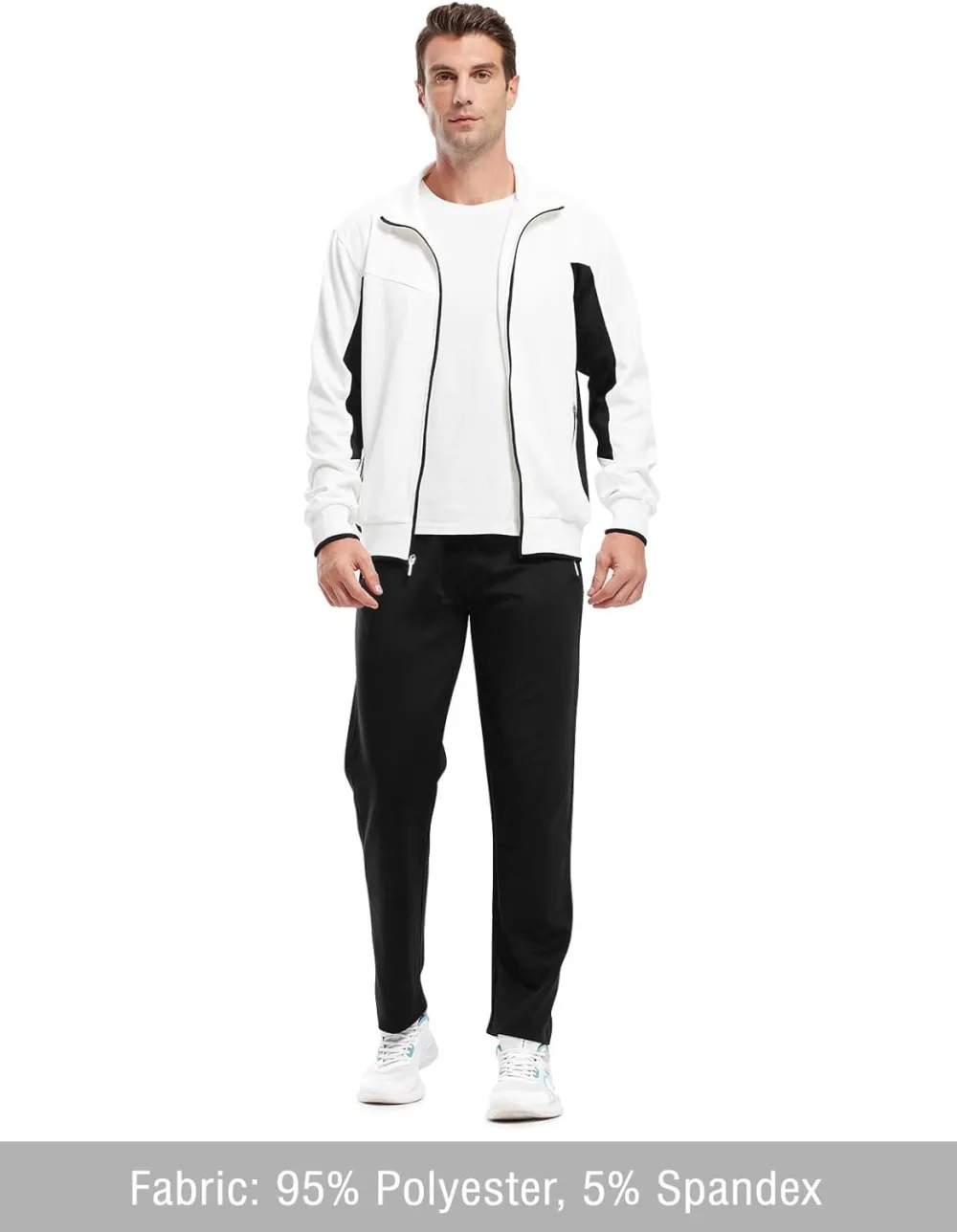 💥DON'T MISS OUT!⏰Men‘s 2-Piece Casual Sweatsuit Full-Zip Set🔥Final Day Clearance!🛒