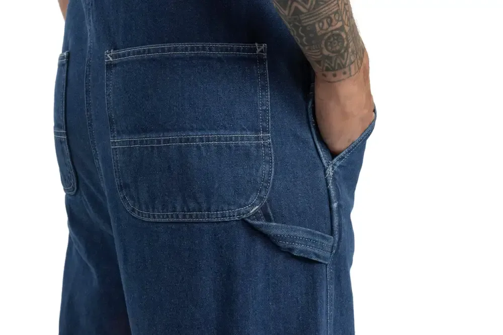 🔥Last Day Promotion!🔥Men's Denim Bib Overalls, Workwear with Adjustable Straps and Convenient Tool Pockets